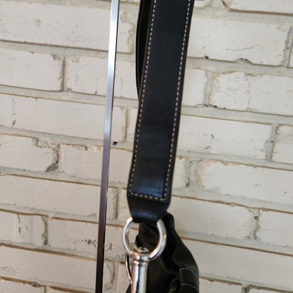 Like New Coach Legacy Black Leather Crossbody Bag Purse - Picture 4 of 10